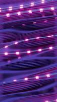 A purple and pink background with many lights video