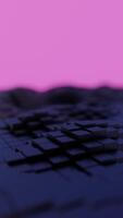 Abstract 3d background with purple and black squares video