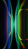 Abstract background with colorful light waves video