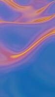 a abstrato imagem do ondas em uma azul e laranja fundo video