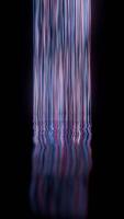 A long exposure photograph of a light show video