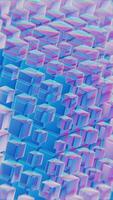 Abstract 3d cube background video