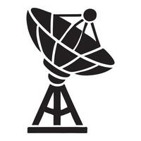 Satellite Dish Silhouette Illustration Graphic Design vector