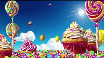 Candyland Celebration for Playful Birthday Design video