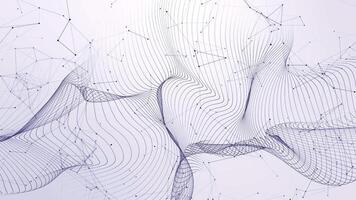 Light Particle Wave Digital Technology Backgroun video
