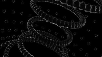 Dynamic spiral patterns create an immersive experience for music lovers video