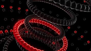 Dynamic 3D loops with vibrant colors for captivating music visuals video