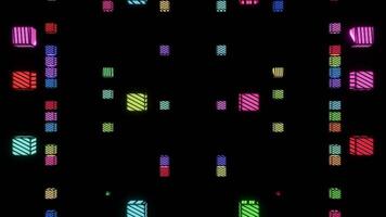 Endless colorful patterns for mesmerizing VJ loop music experiences video