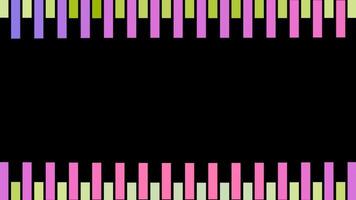Dynamic neon patterns create mesmerizing VJ loop for parties and concerts video