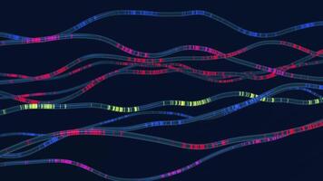 Dynamic abstract light patterns flowing in rhythmic harmony for music visuals video
