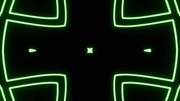 Shimmering abstract neon lines in a seamless loop. video
