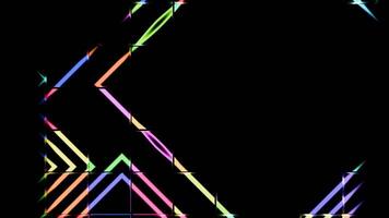 Catch vibrant colors and dynamic shapes swirling in rhythmic harmony at night video