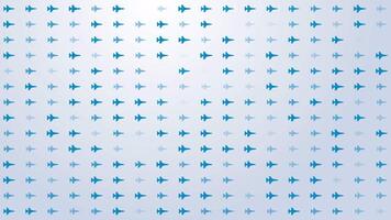 Fighter Jet Icon Pattern Background Loop video