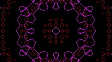 VJ loop featuring kaleidoscopic patterns for electrifying music experiences video