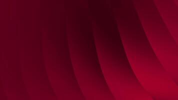 Deep red curved lines gradient background suitable for abstract designs, banners, website headers, posters, or digital backgrounds. Bold and dynamic. video