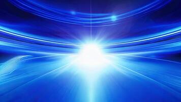 A vibrant blue background radiating with light, creating a captivating and dynamic visual effect. video
