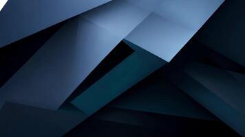 Abstract geometric shapes in shades of blue create a modern and stylish visual perfect for backgrounds and design projects. video