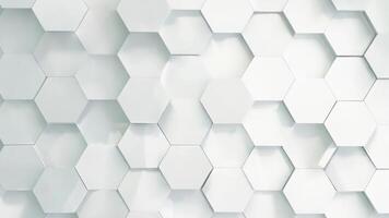 A modern hexagonal pattern with a clean, minimalist design, ideal for backgrounds and textures in various creative projects. video