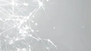 Abstract light background with glowing lines and particles, perfect for technology and design themes. video