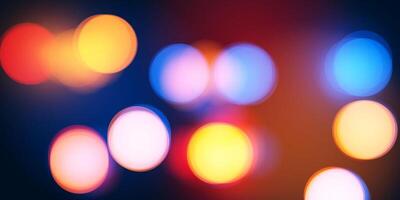 bokeh effect background with sparkling colorful circle shape light reflections vector