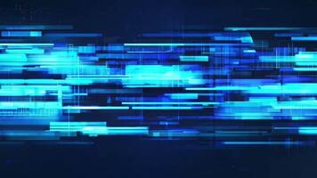 Abstract blue digital background with dynamic lines, perfect for technology and innovation themes in design. video