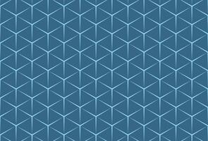 Halftone blue hexagonal pattern vector