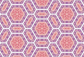 Multicolored Moroccan style design pattern vector