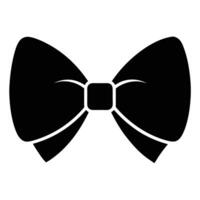 bow tie silhouette vector
