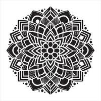 Intricate Mandala Design for Luxury and Relaxing Coloring vector