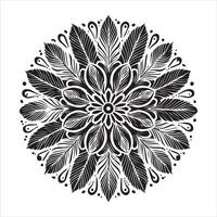 Ornamental Mandala ClipArt for High-End Graphics vector