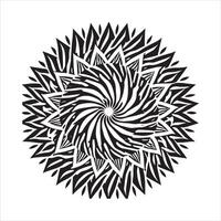 Luxury Mandala Pattern for High-End Adult Coloring Books vector