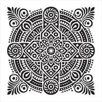 Refined Mandala Pattern ClipArt for Upscale Graphics vector