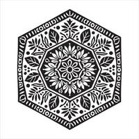 Opulent Mandala Pattern for High-End Coloring Books vector