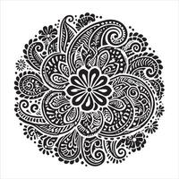 Elegant Mandala Pattern for KDP Interior Book Design vector