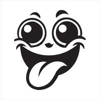 Frightful Ghost Face Clipart with Terrifying Expression vector