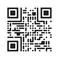 QR Code icon design vector
