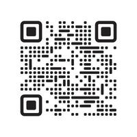 Qr code sample abstract icon isolated vector