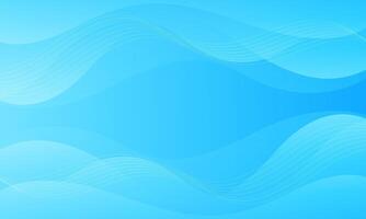 abstract blue background with wavy shapes, wallpaper vector