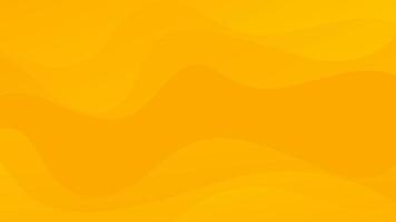 Abstract orange-yellow dynamic wave background vector