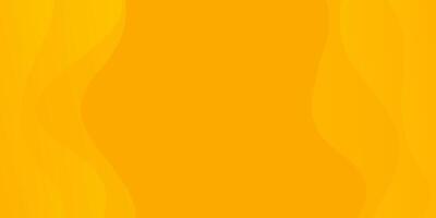 Orange-yellow abstract fluid wave background vector
