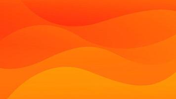Orange wave background , Abstract dynamic wallpaper vector