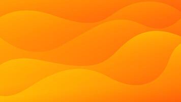 Orange wave background , fluid gradient shapes composition vector