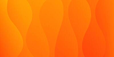 Orange wave background . Simple dynamic wallpaper vector
