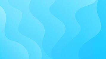 Abstract blue waves background, dynamic wallpaper vector