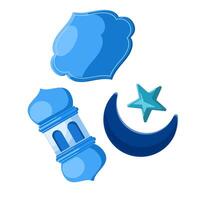 Set of ornament ramadan isolated on white background. ramadan kareem, ramadhan kareem vector
