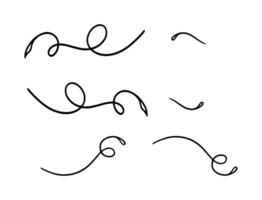 Floral ornament. decorative frames and borders on black colour. vector