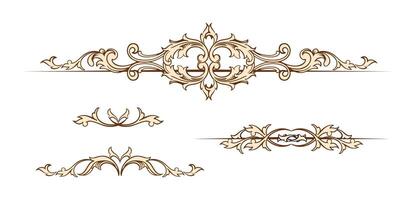 Retro Style Design Collection for Invitations, Banners, Posters, Placards, Badges. vector
