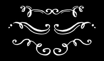 Design elements set on white colour vector
