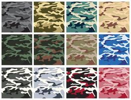 Seamless Camo design print vector