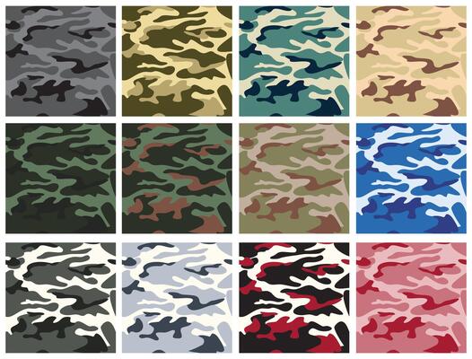 Seamless Camo design print